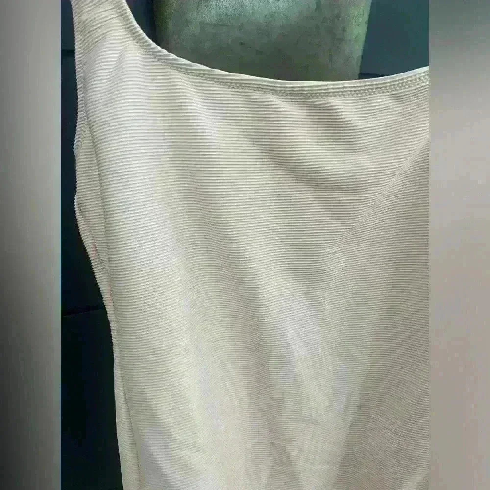 J crew light pink ribbed one piece 12 - Picture 4 of 6